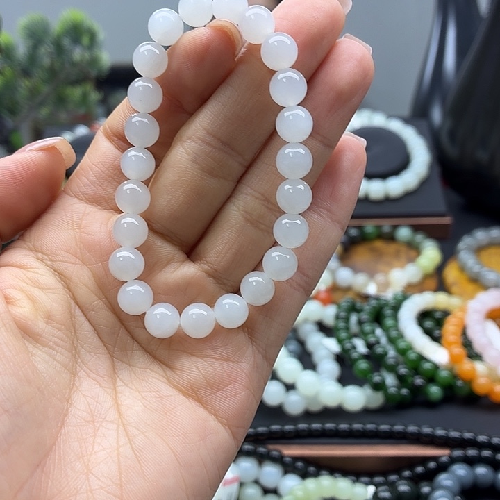 和田玉未镶嵌手串