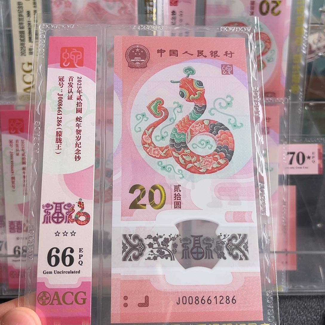 008661286单张朦胧王蛇钞