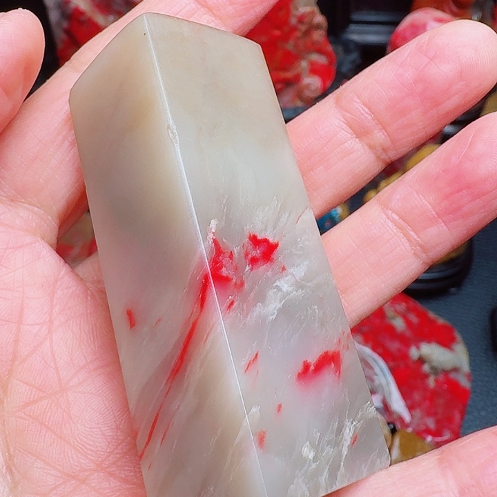 徐***潇昌化鸡血石昌化鸡血精品印章