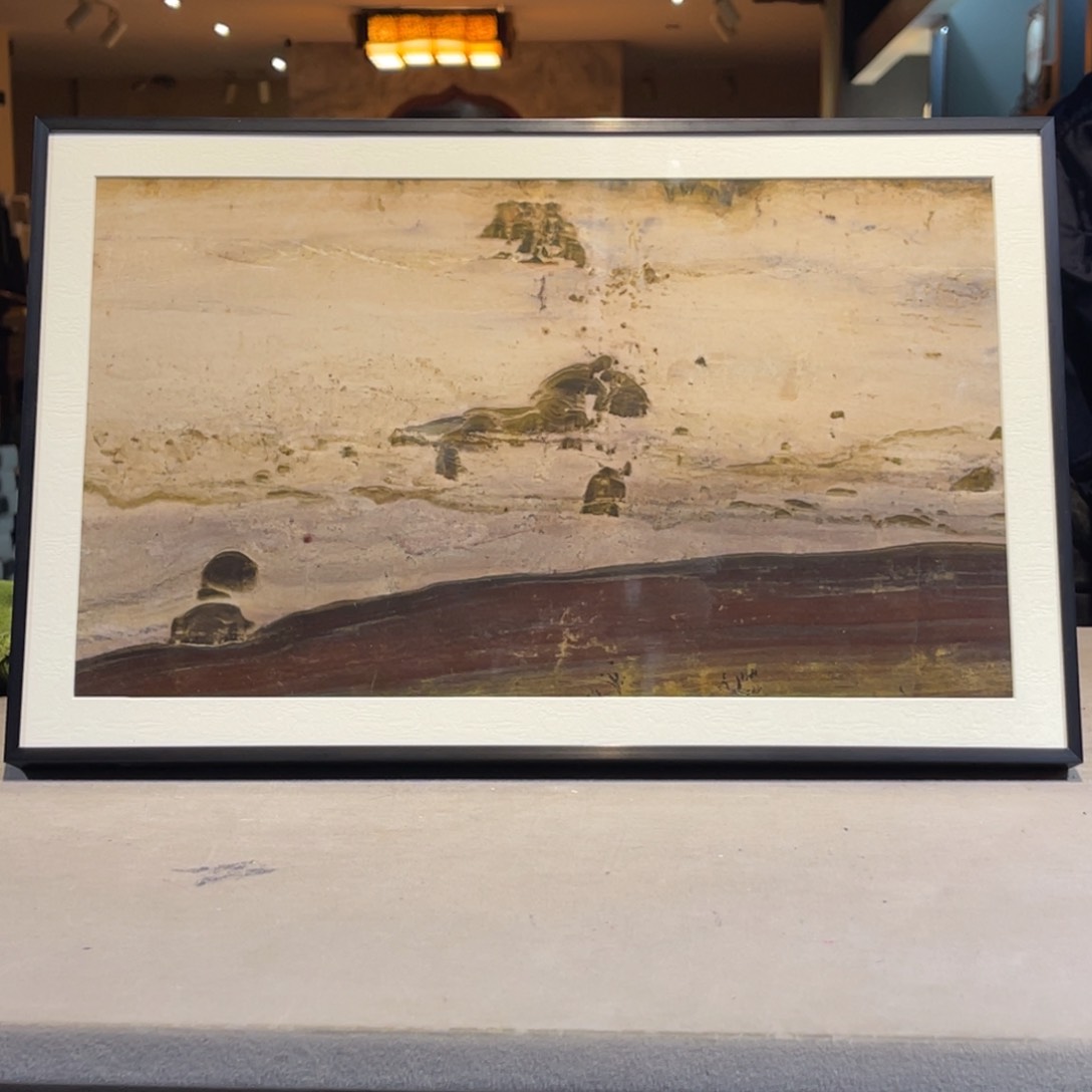 彩石45/28 三峡清江画面石