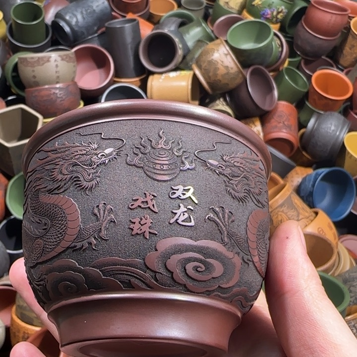 茶杯紫砂全手工紫砂
