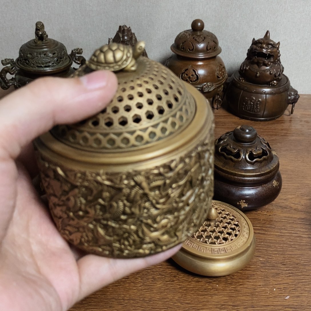 铜盛世铜炉铜器香炉工艺品