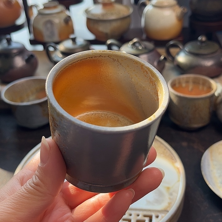 茶盏柴烧茶具柴烧茶具