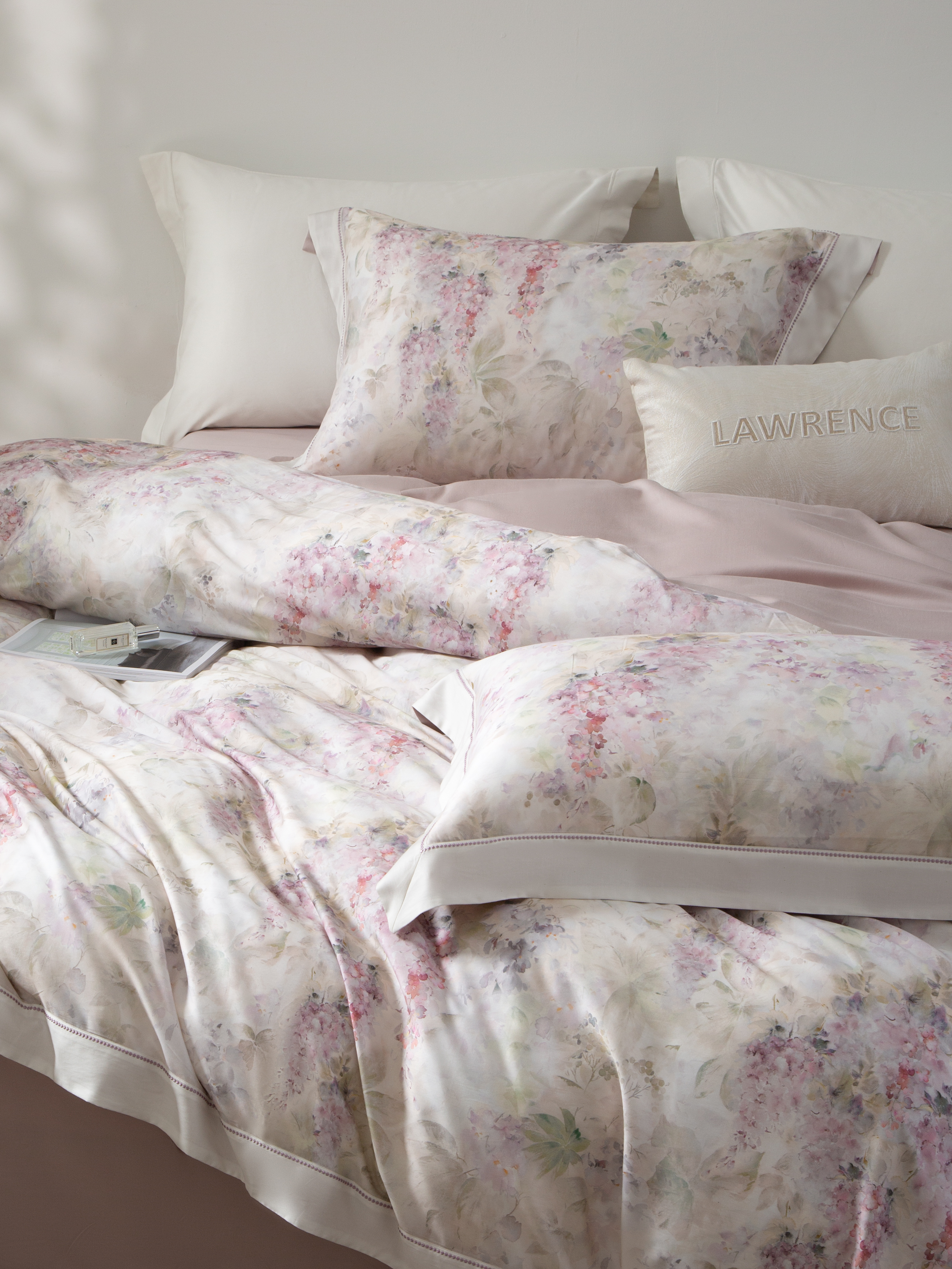 【KSLD紫藤花漾】原创设计师款天丝棉磨毛轻奢款四件套