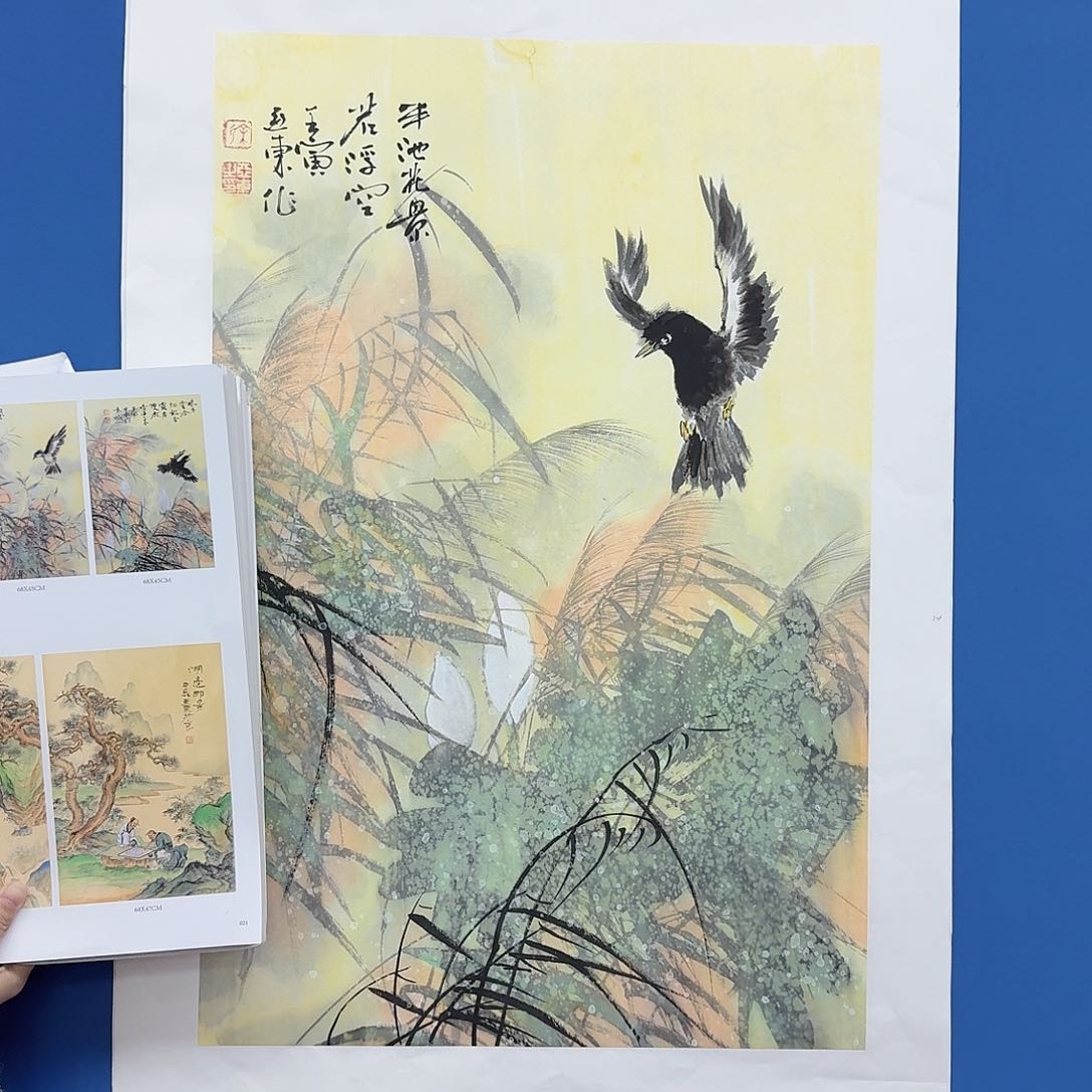 国画多次参加国内外大型展览