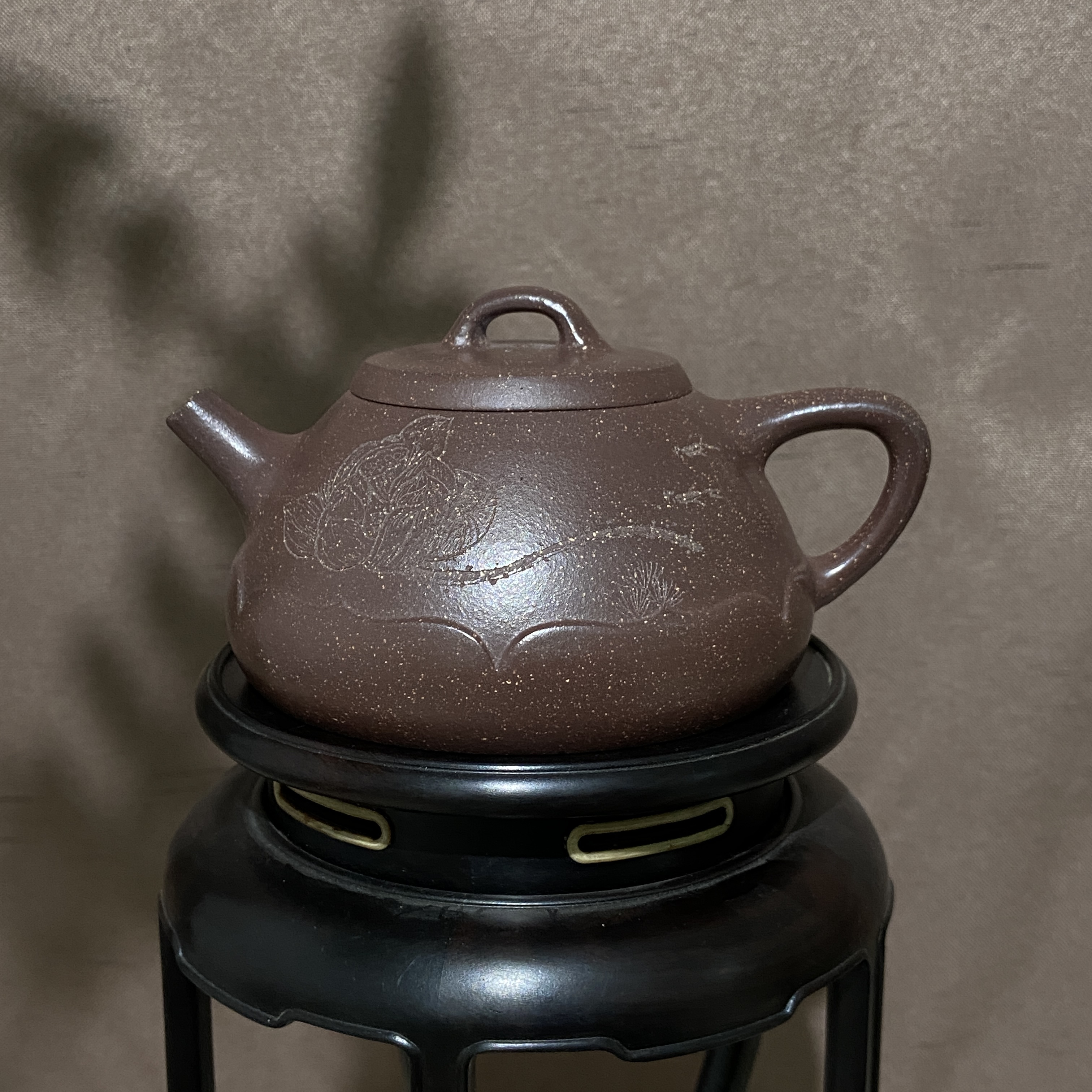 宜兴手工紫砂陶 茶壶GS3395-9