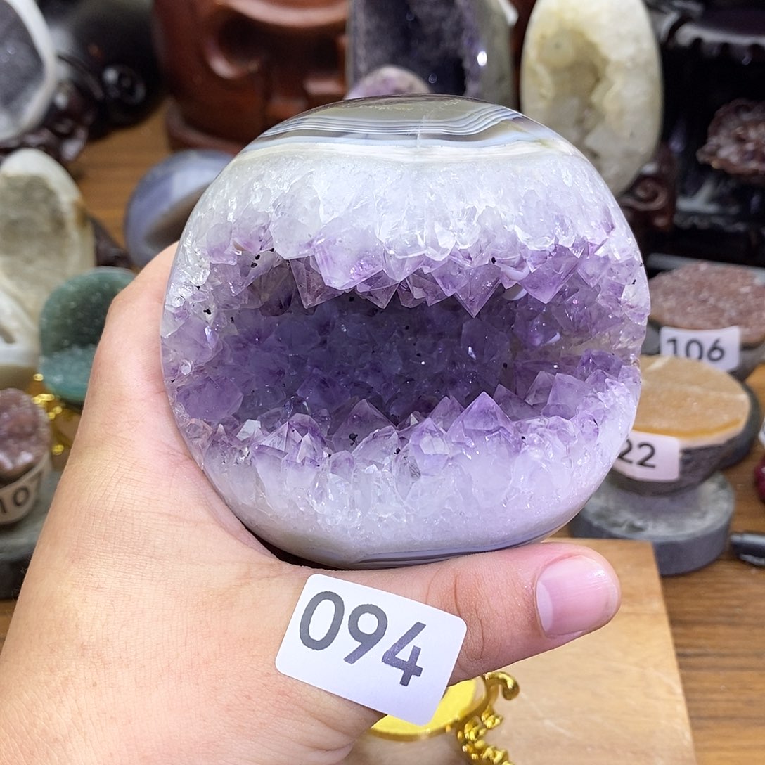 紫晶摆件未镶嵌摆件