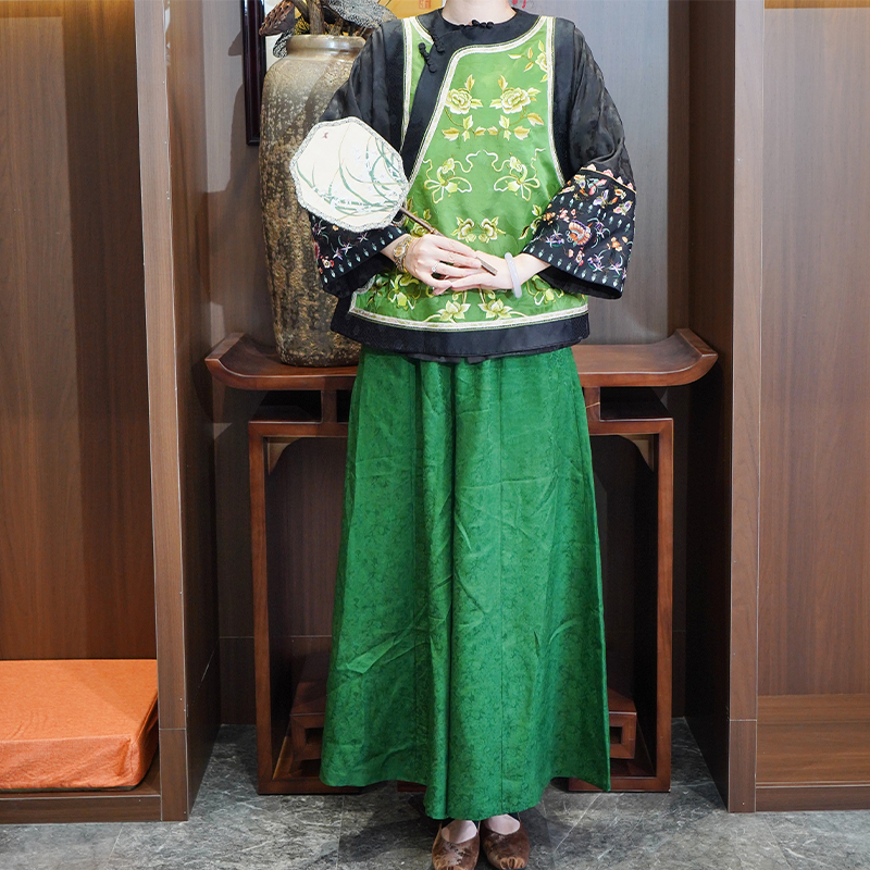 「花信风」丽古龙复古中国风手工原创设计日常百搭国潮女装汉服马甲