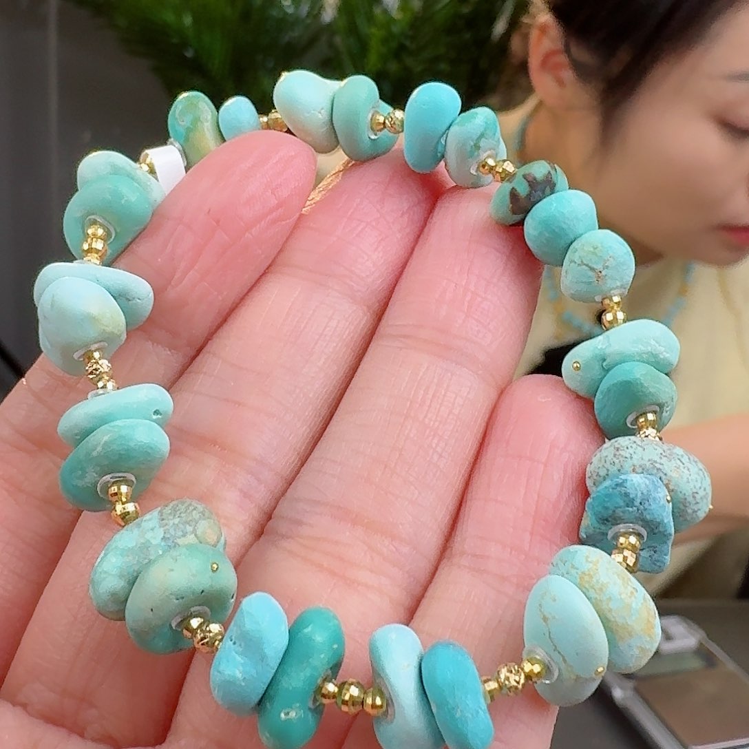 绿松石珠宝奇石未镶嵌