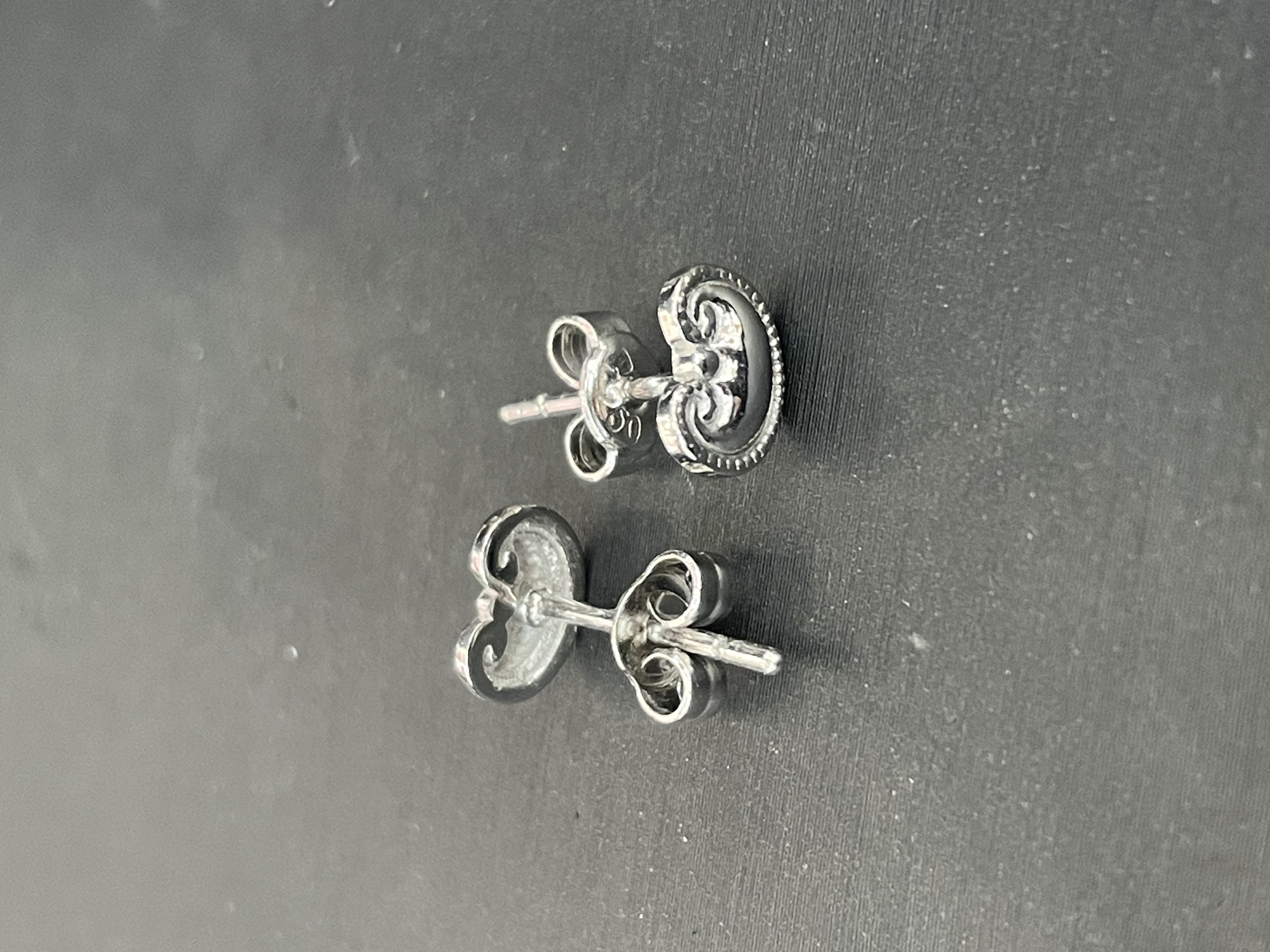 【金展珠宝】铂金 有钱花耳钉 直针