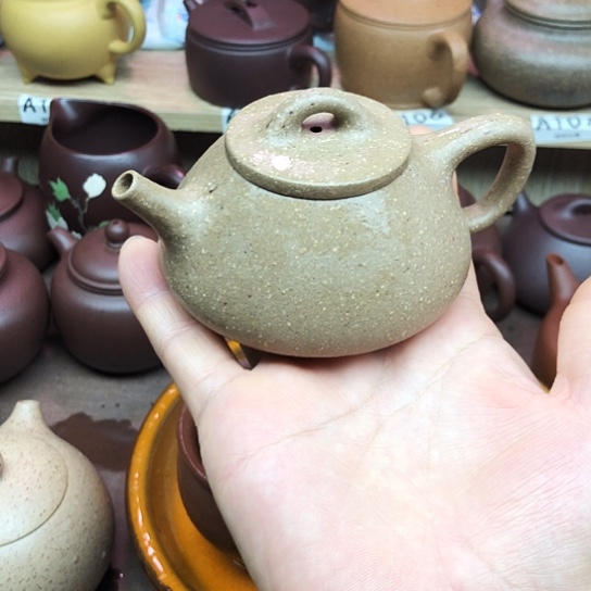 茶壶紫砂青段泥子冶130豪升左右