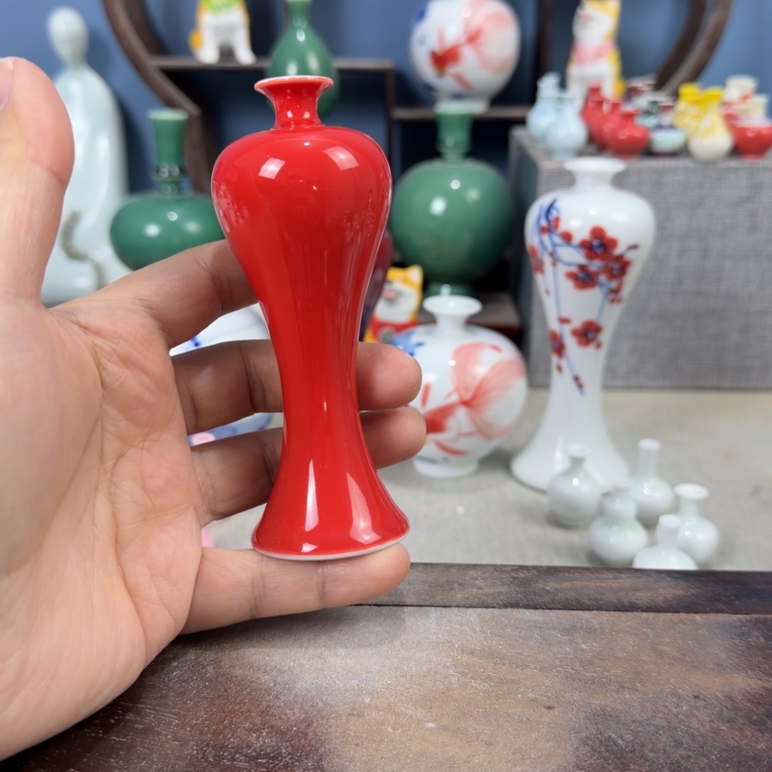 陶瓷手工小花器摆件