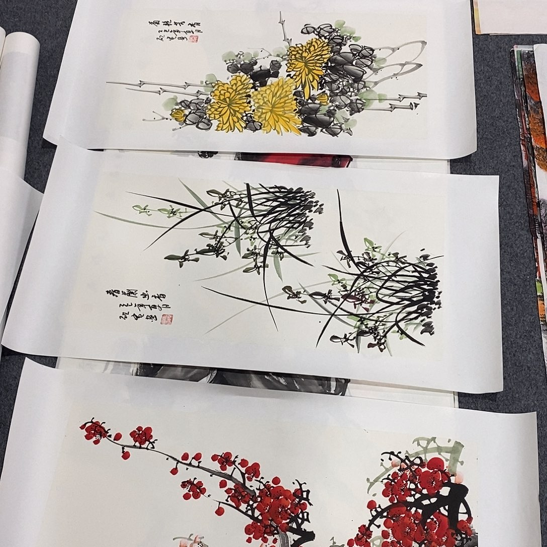 国画画画真的画画画画