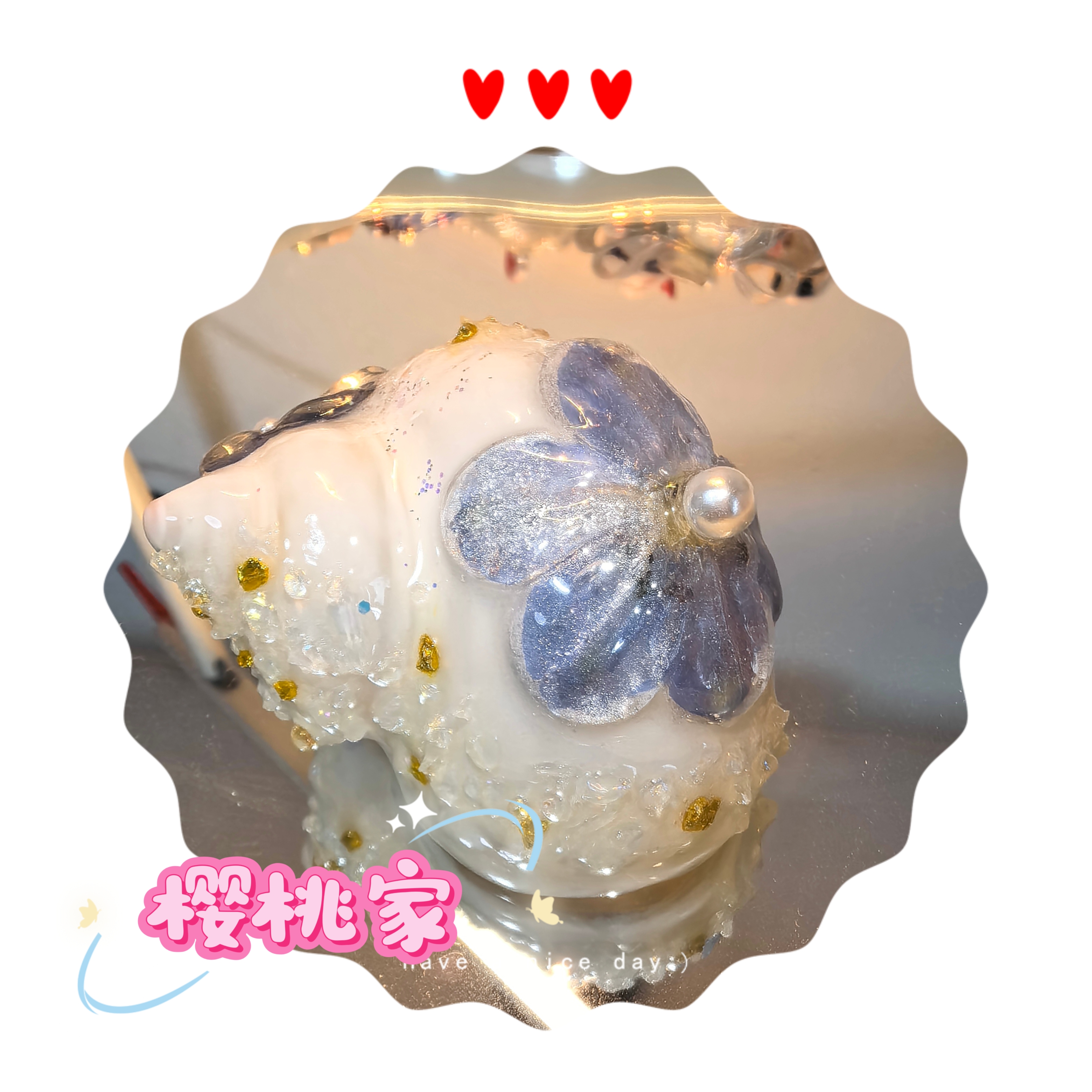 寄居蟹壳壳2.75口径（已封口）±0.01-0.03