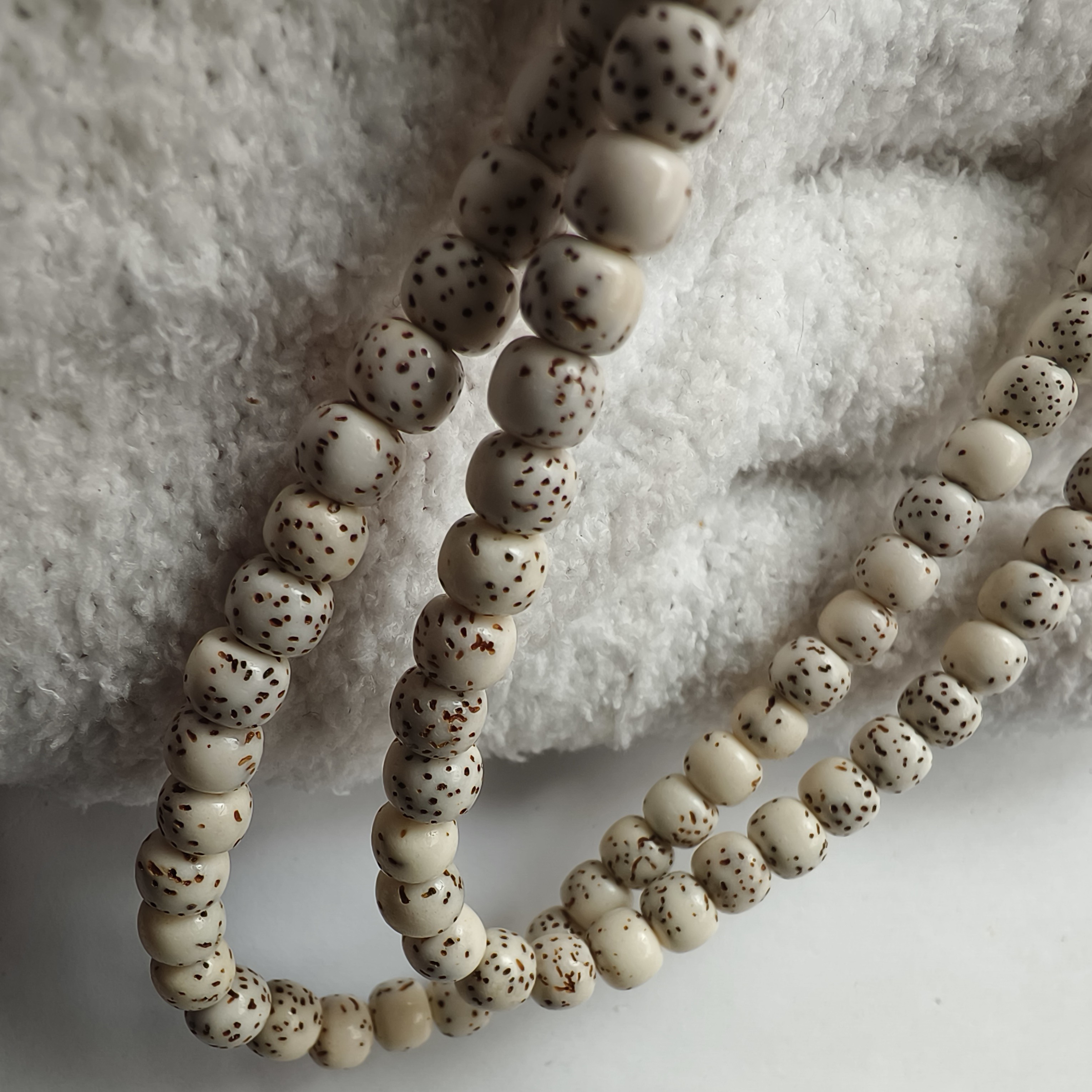 原生态顺白海南星月菩提长串，高油高密盘玩文玩佳品