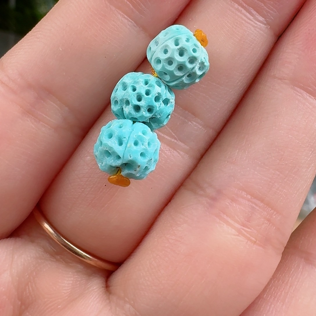 绿松石珠宝奇石未镶嵌