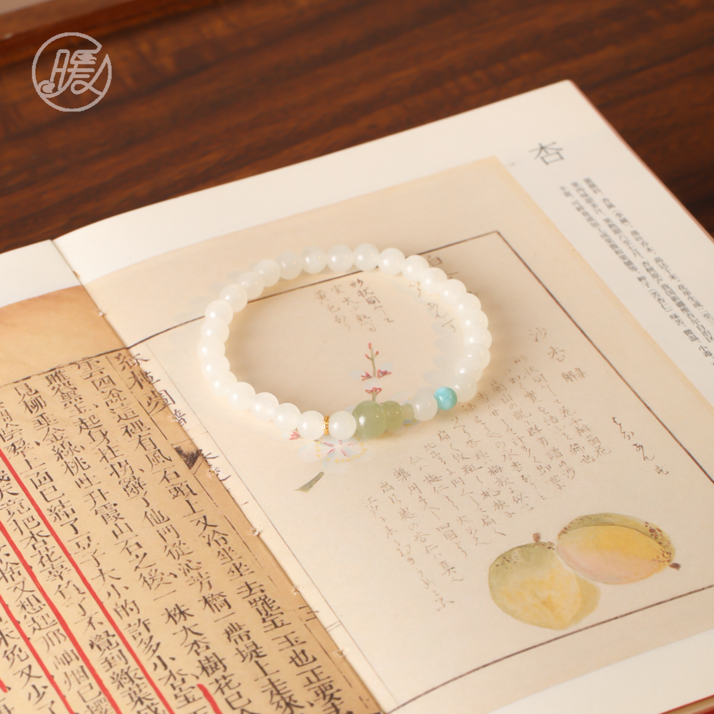 单圈和田玉手串6mm搭配葫芦配件手链A7368多样性发一