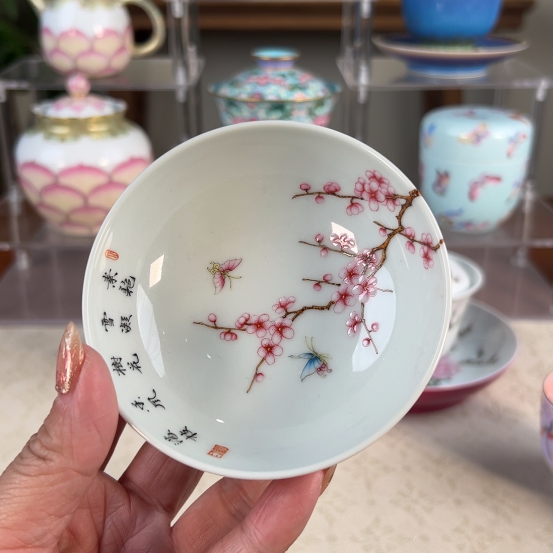 纯手工手绘 高端茶器