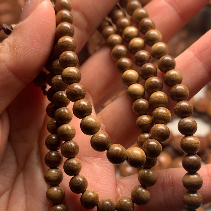 檀香木手串/手链潮*老山檀木0.6微瑕
