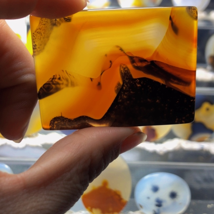 合金玛瑙/玉髓珠宝奇石127