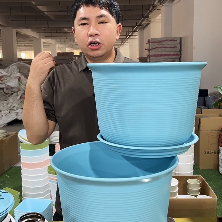 炭烧口34高24蓝色2个带托