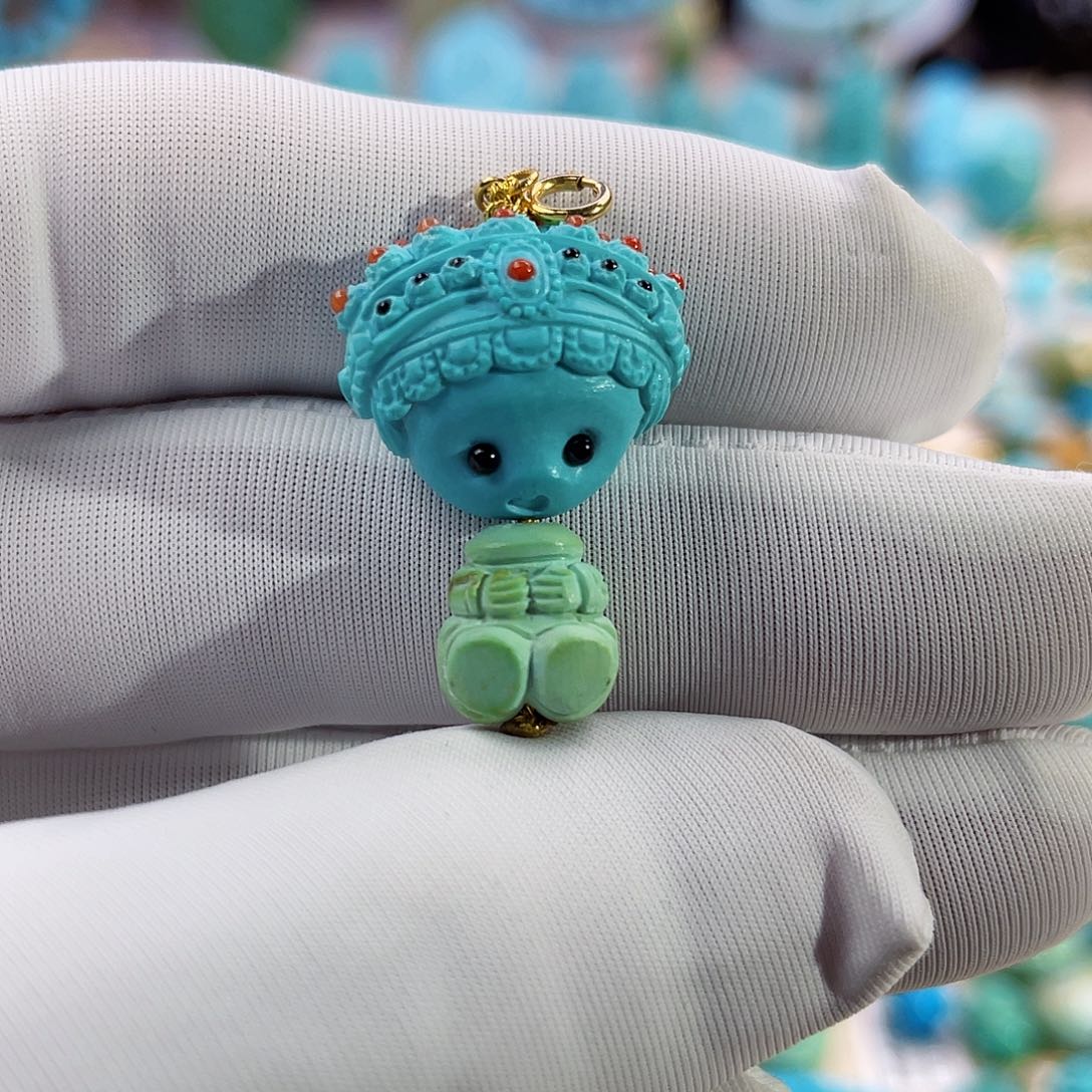 绿松石珠宝奇石未镶嵌