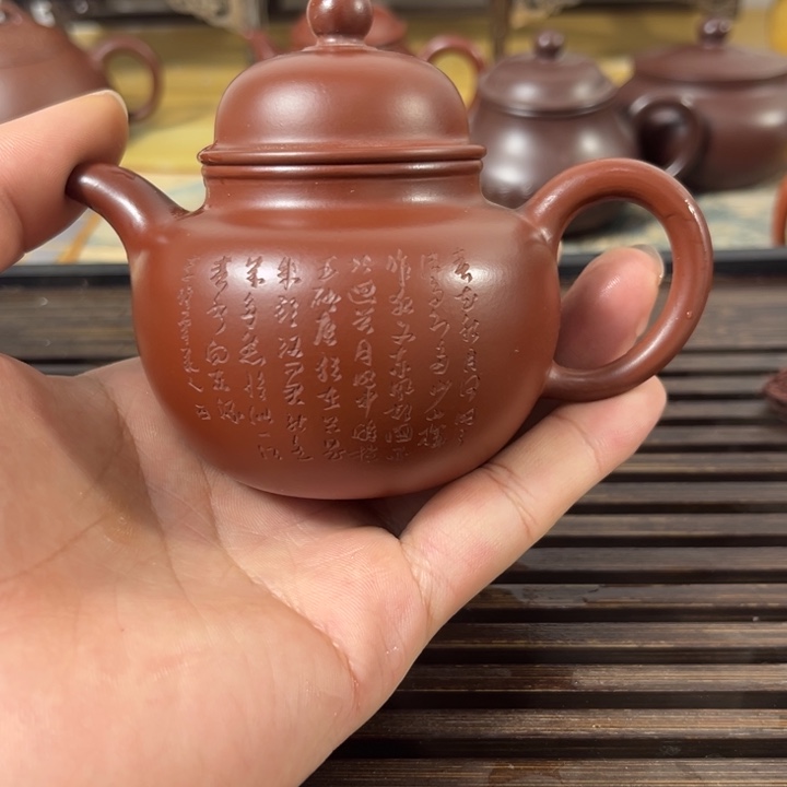 紫砂茶壶原矿紫砂半手工制作