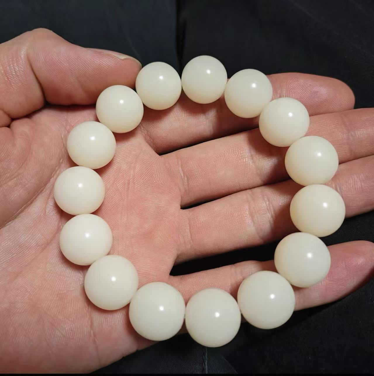 C70白菩提手串 无礼盒