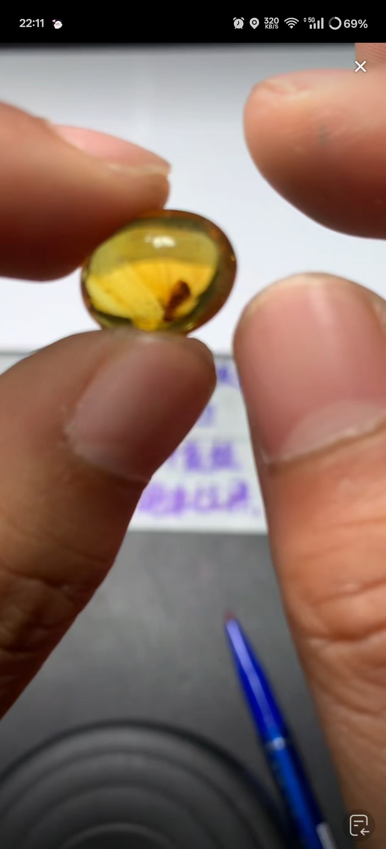 天然琥珀 虫珀吊坠男女款琥珀挂坠百搭