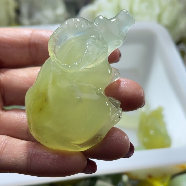 岫玉未镶嵌手把手把