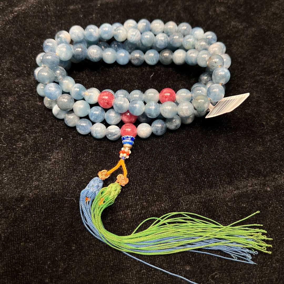 250516011/博古通今/集古藏今/海蓝宝108念珠/古董首饰