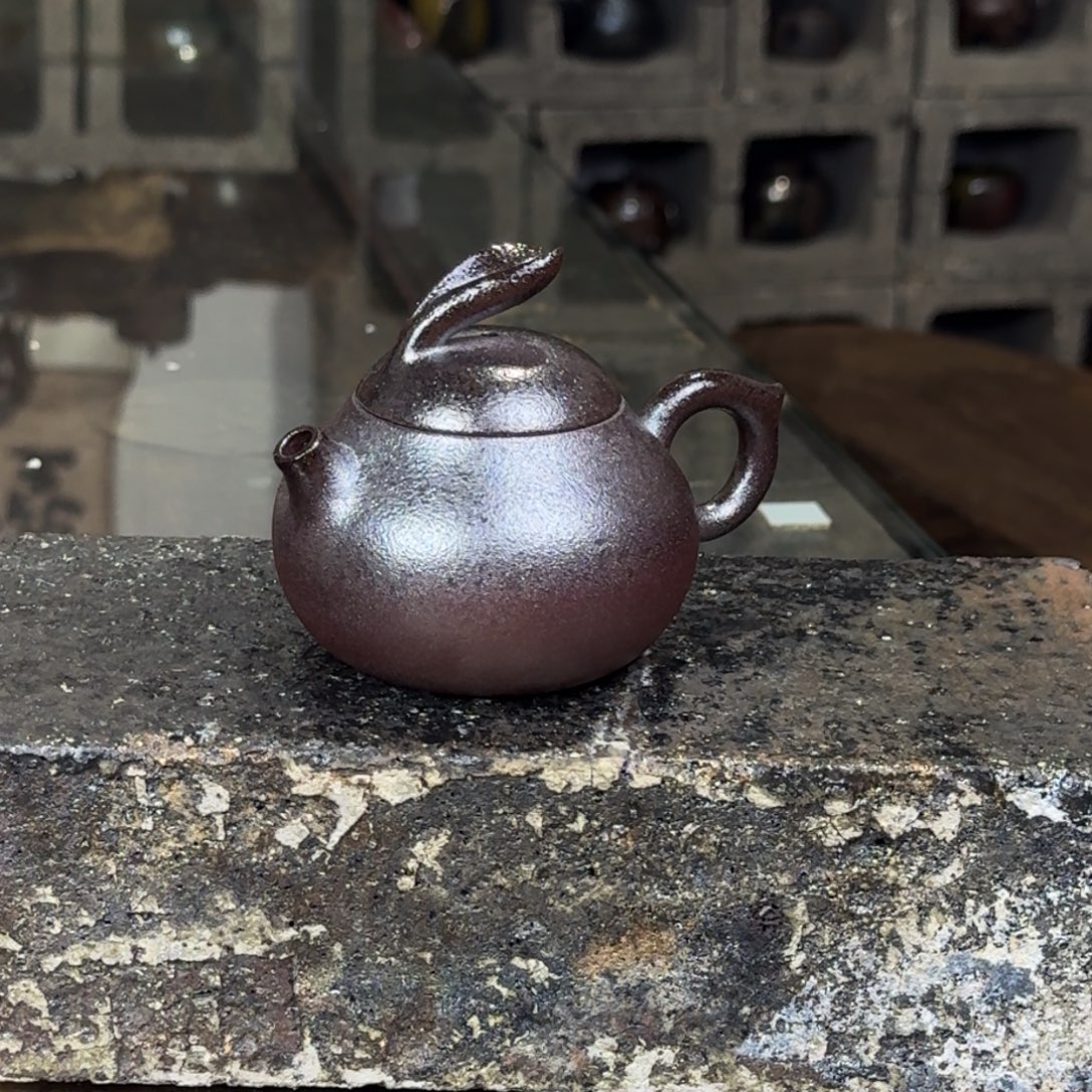建水紫陶紫泥柴烧茶具