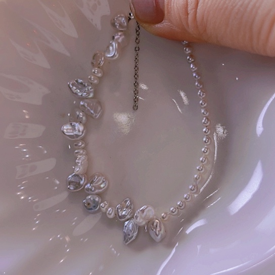 淡水珍珠手绳合金