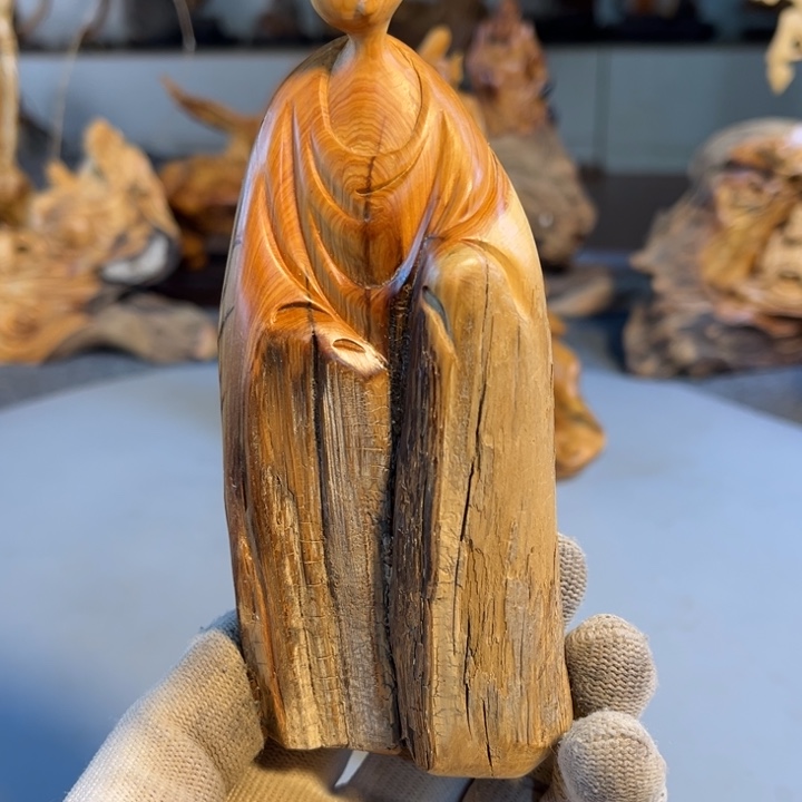 柏木（崖柏）根雕工艺摆件