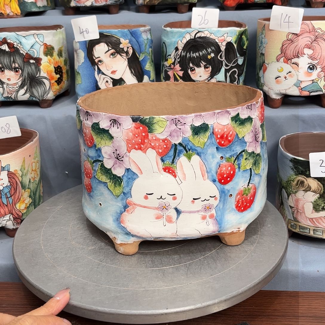 紫砂花盆微瑕福利