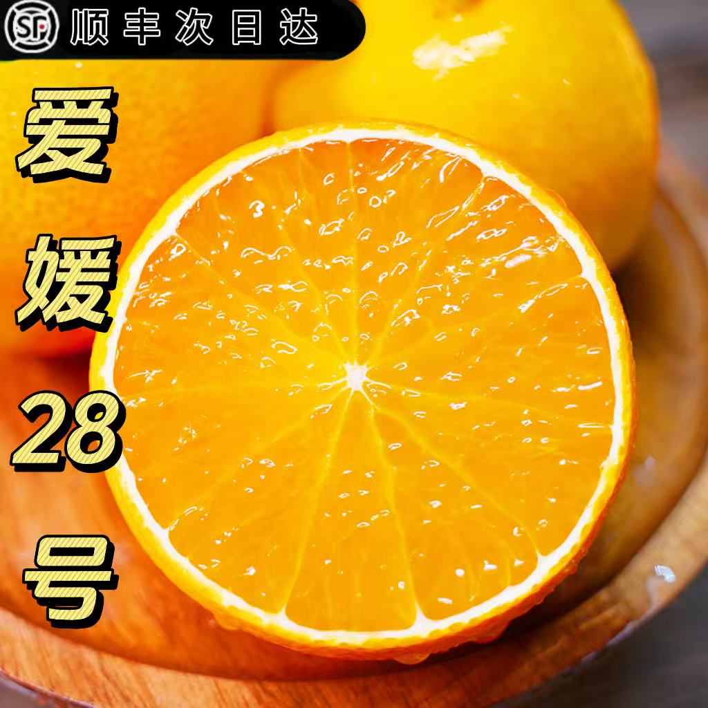 【顺丰次日达】爱媛28号果冻橙红美人5斤装新鲜当季水果顺丰包邮浙江省