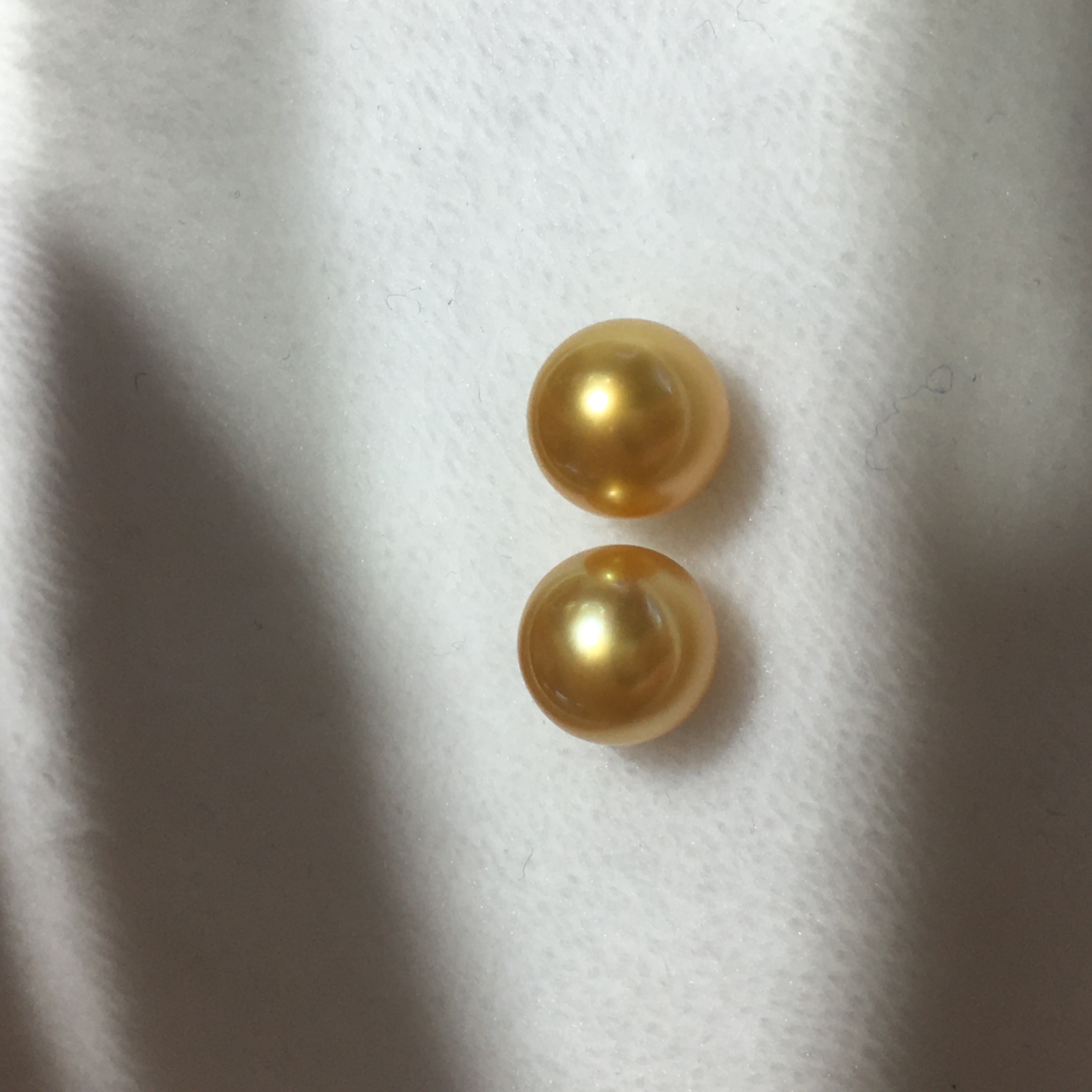 7-8mm海水珍珠 南洋金珠 