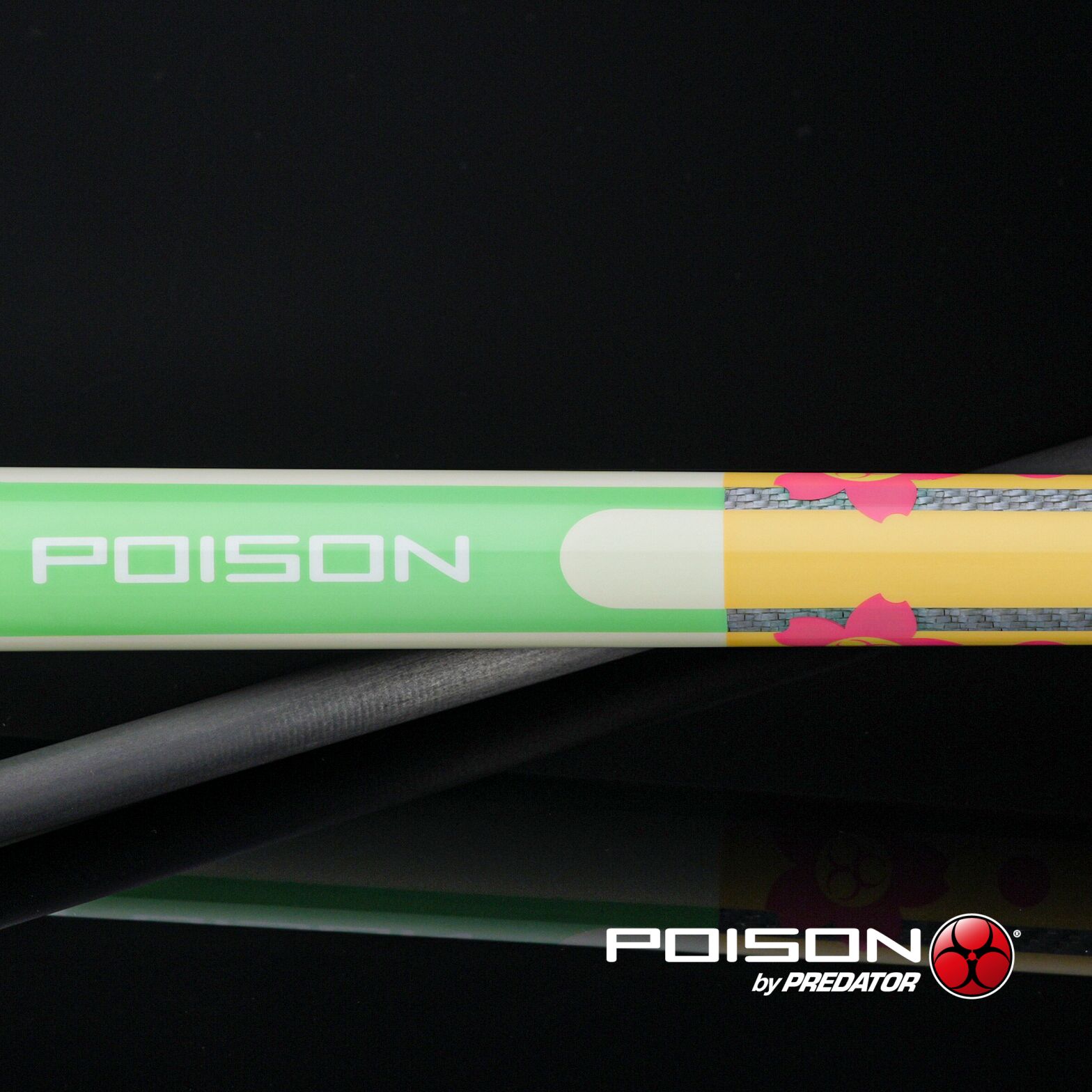 POISON新款毒 药糖果美洲豹台球杆系列九黑八球杆大头中美式