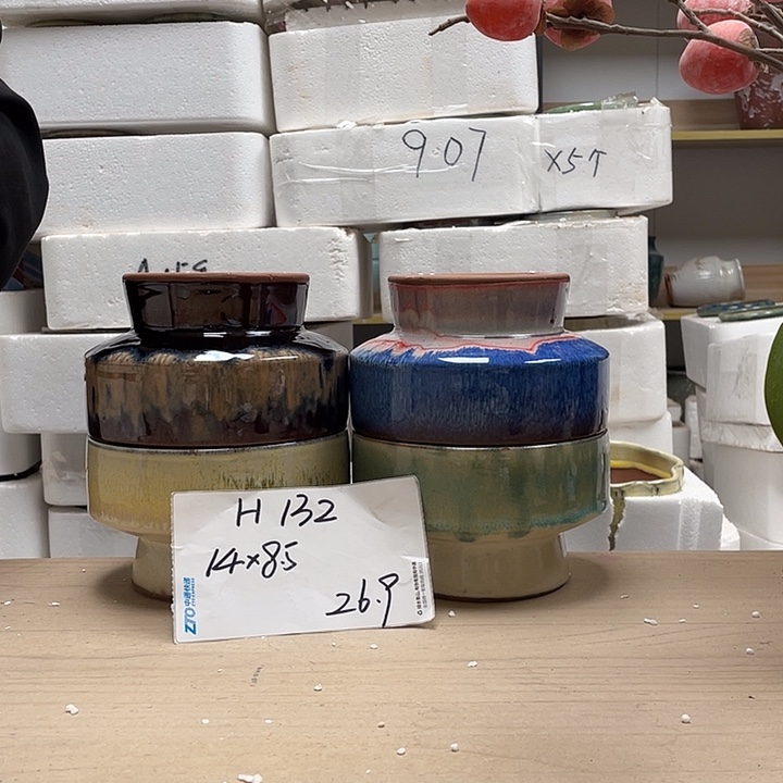 粗陶多肉花盆微瑕132