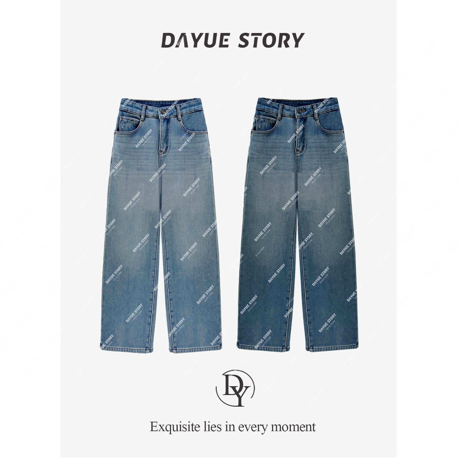 DAYUE【马尔斯】加绒加厚过冬神裤~360度好版型！髙定面料百搭牛仔裤