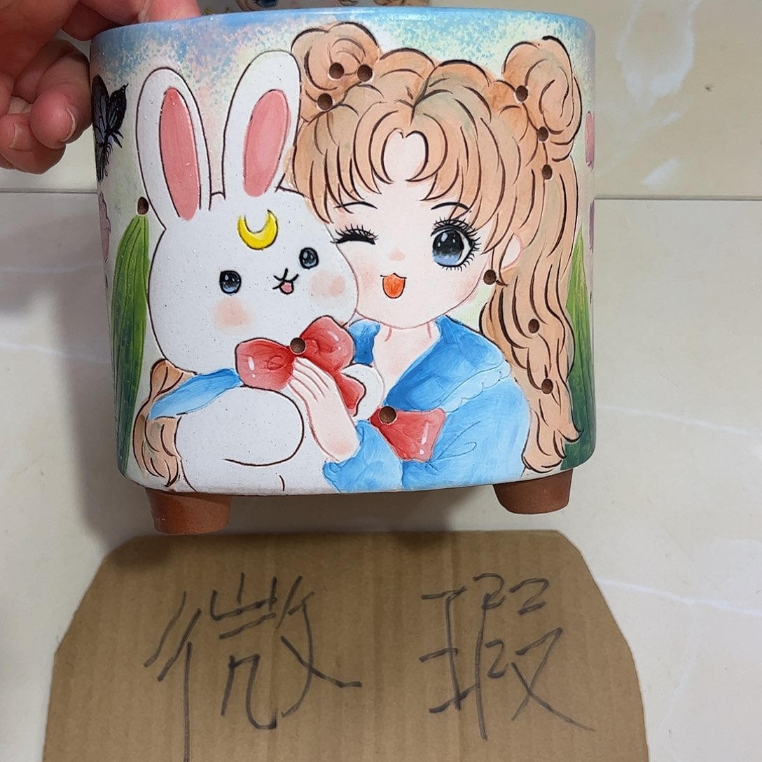 景德镇陶瓷花盆景德镇陶瓷花盆