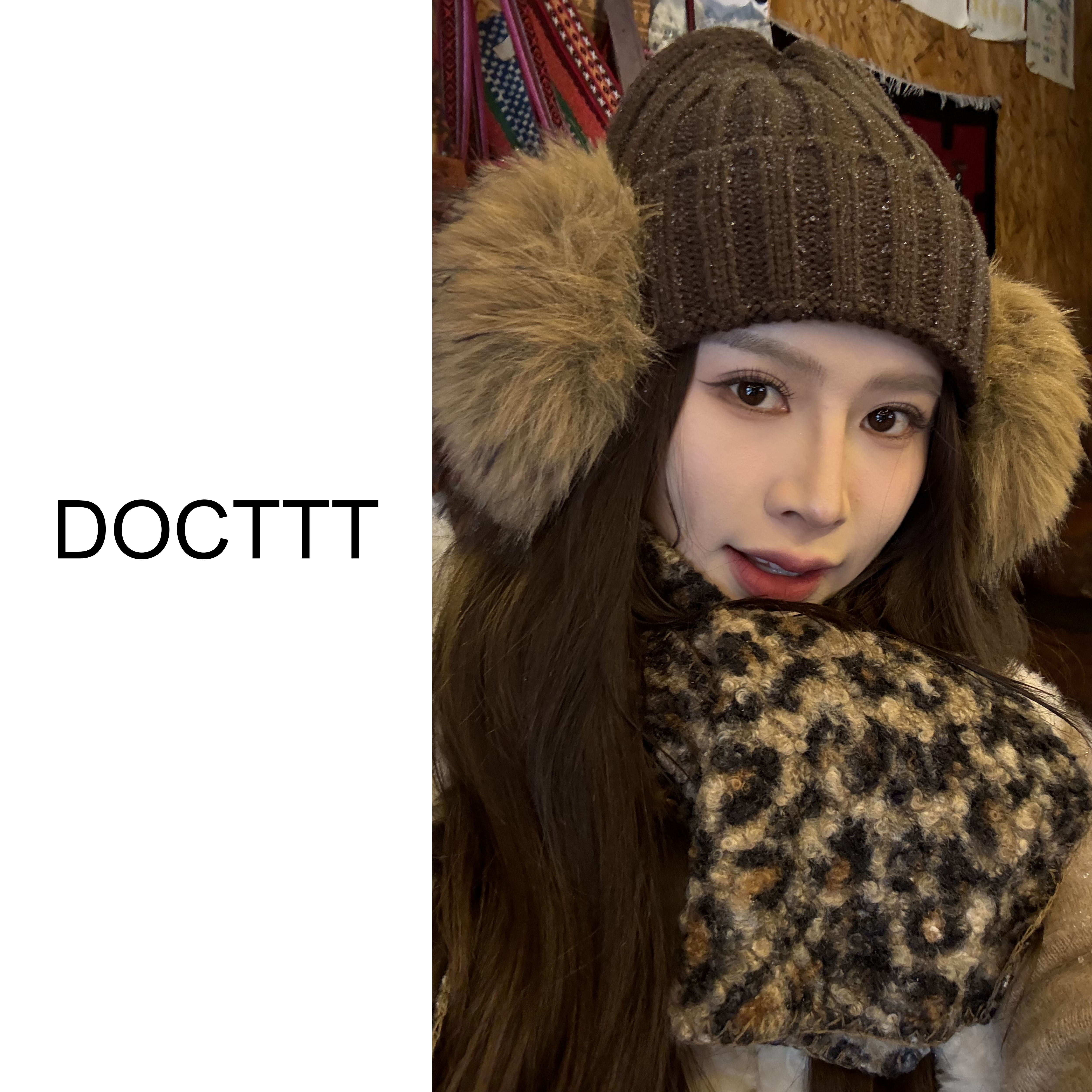 《DCT》绽放巴黎*时尚冬季加绒围巾D25203