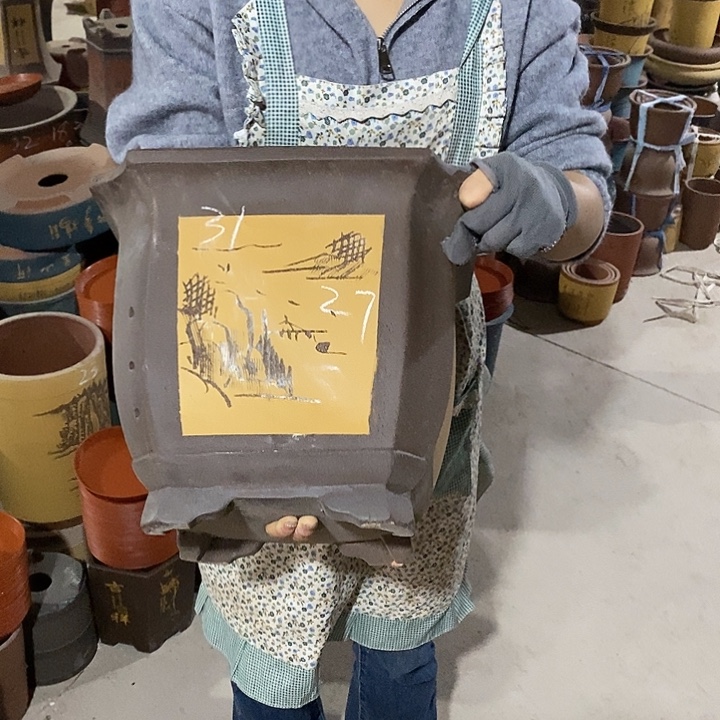 紫砂花盆紫砂花盆