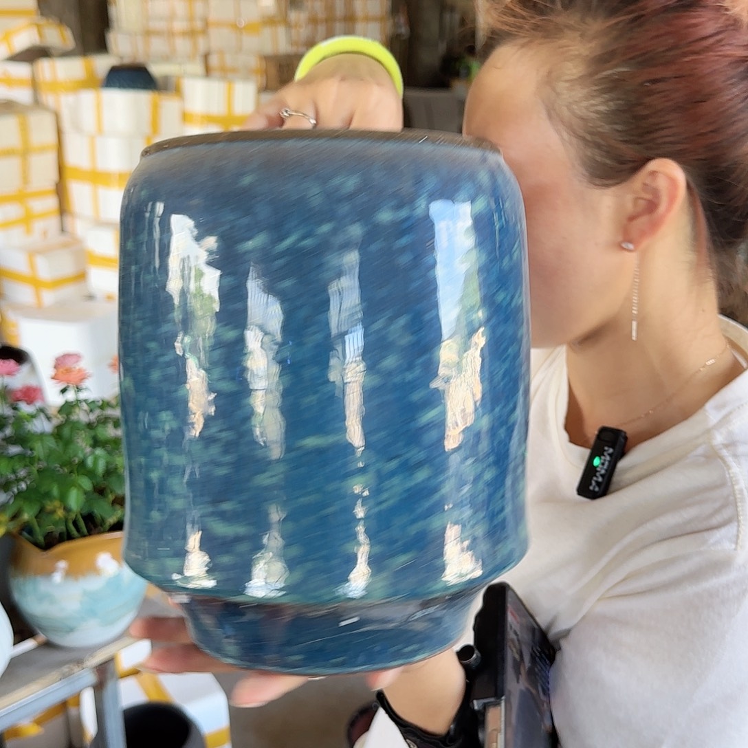 紫砂花盆王嫂花盆0813-279高24口17