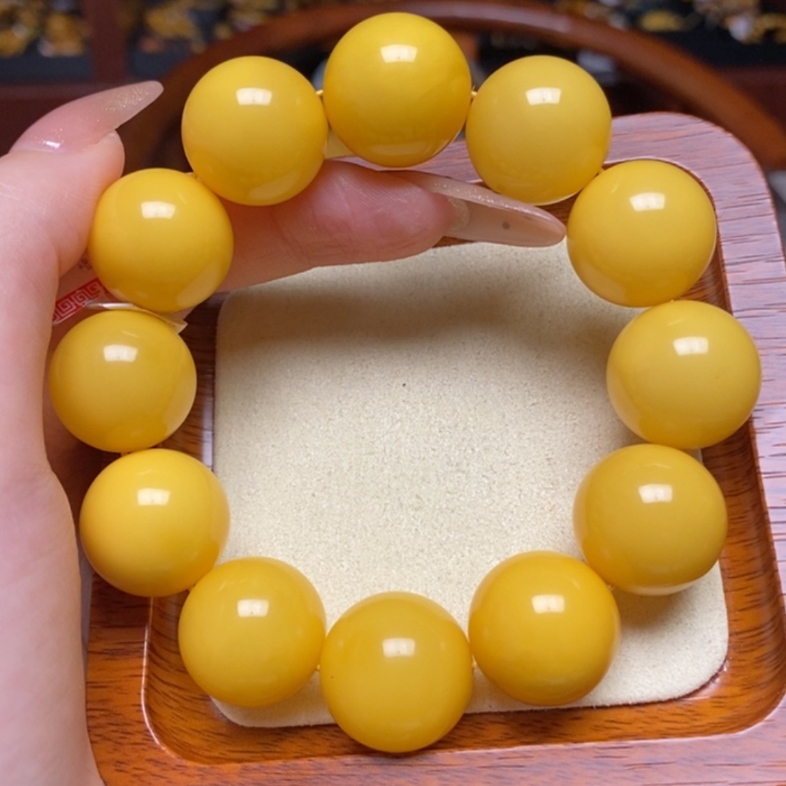 【闪购商品】蜜蜡手链未镶嵌手串