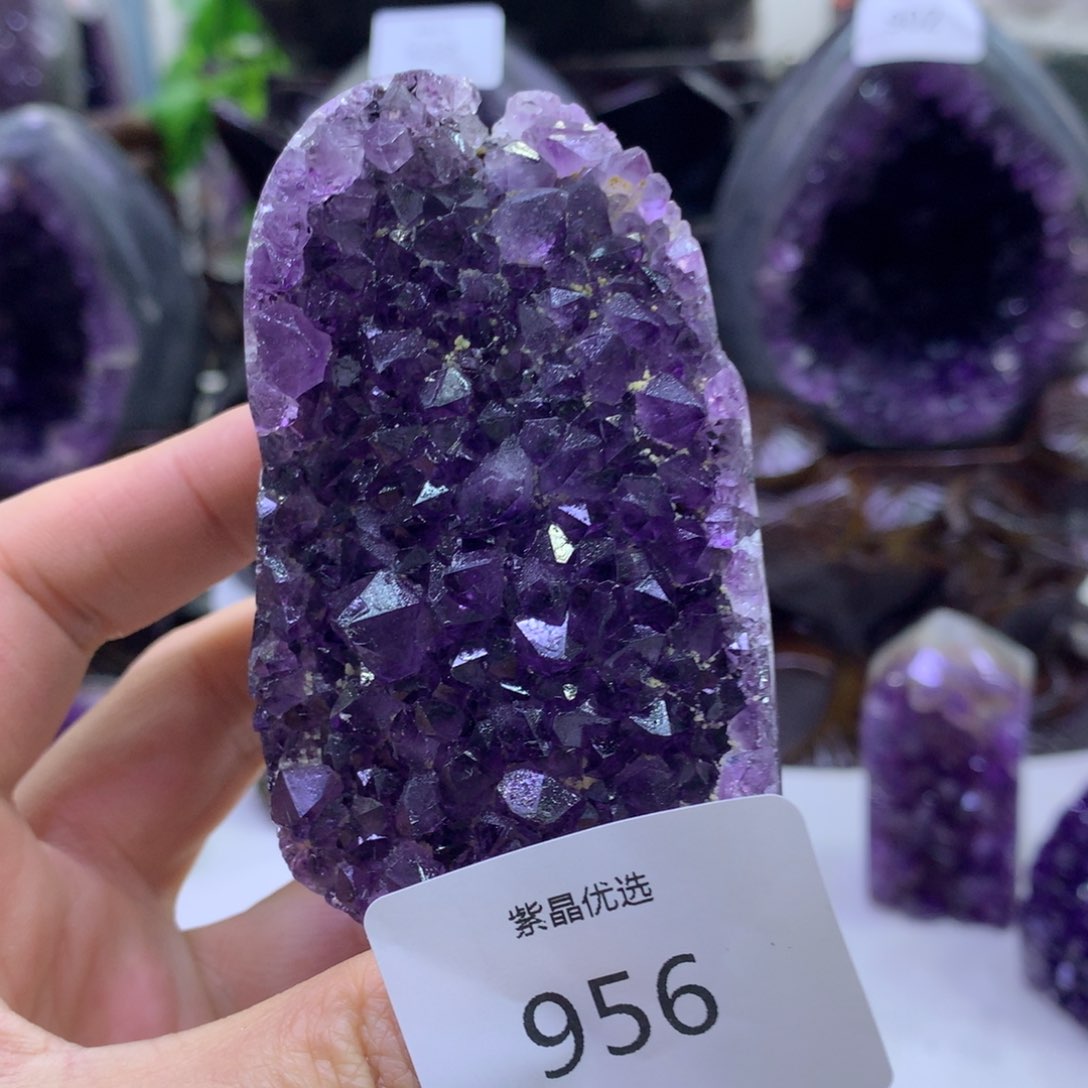 水晶紫水晶未镶嵌956