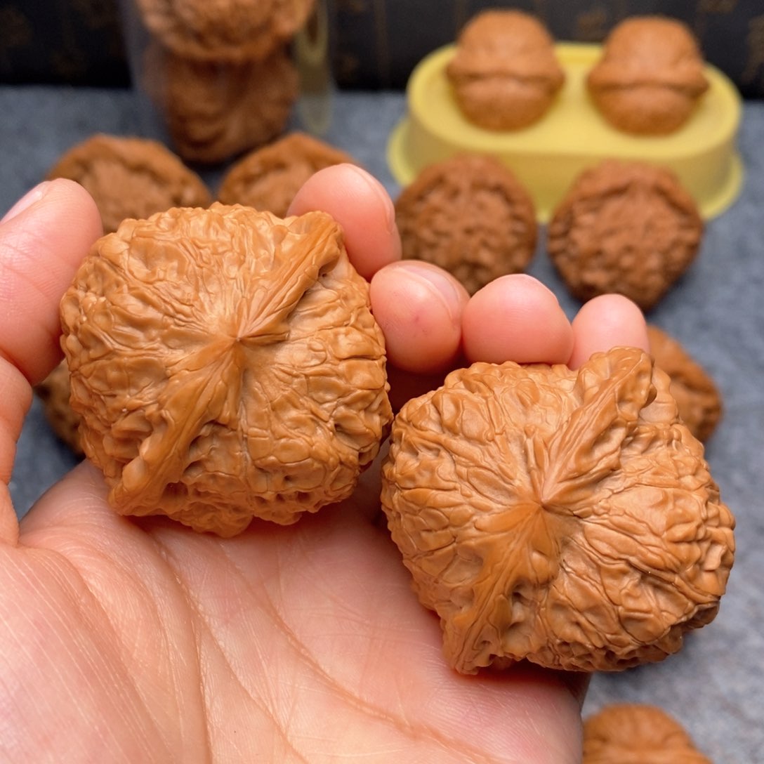 文玩核桃把件南瓜墩45尺精品