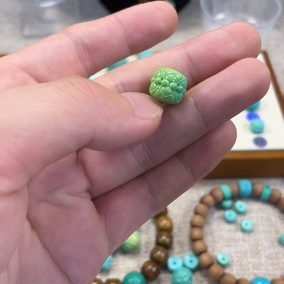 原生态湖北松配饰，直径11