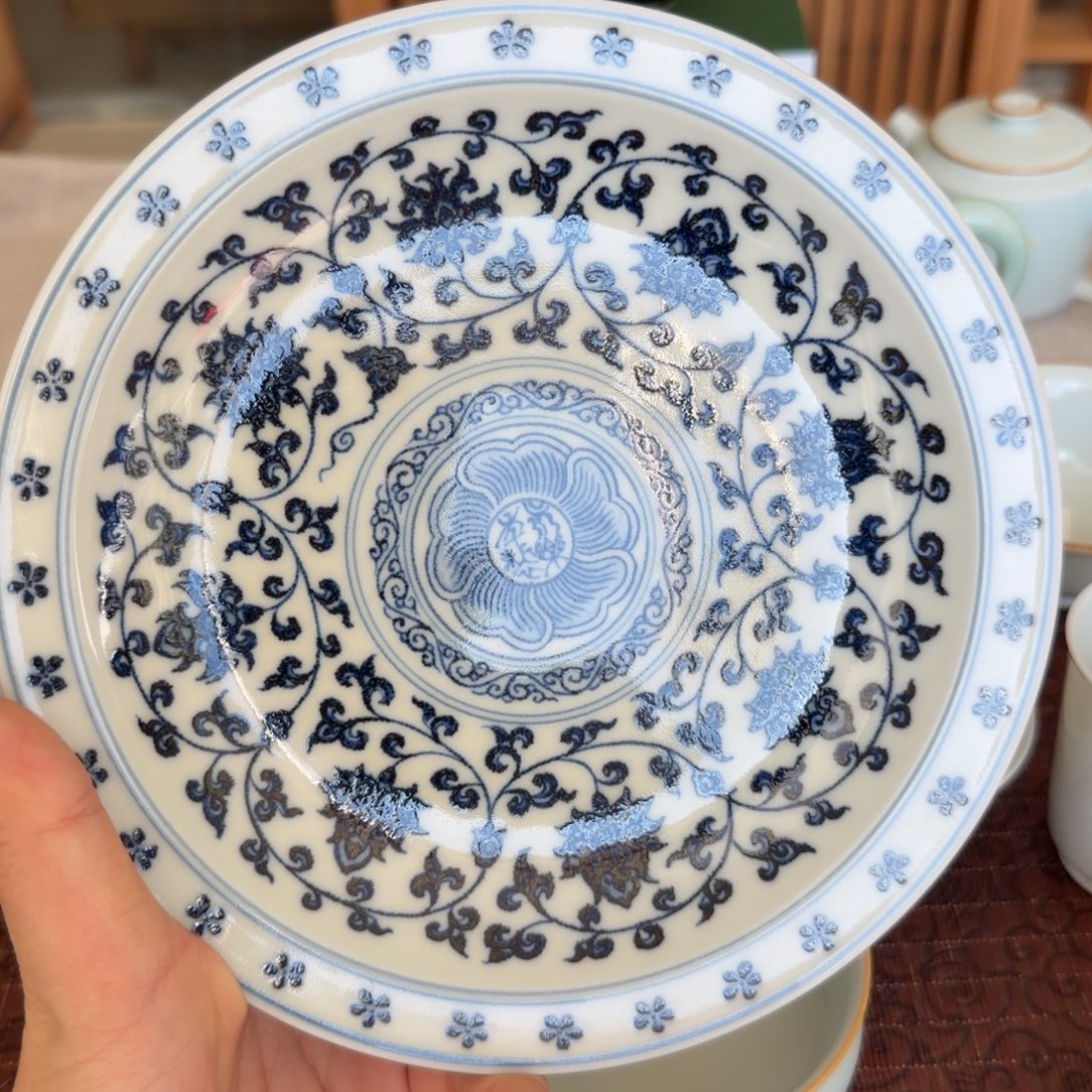 信***真瓷片青花瓷器等传统工艺的传承