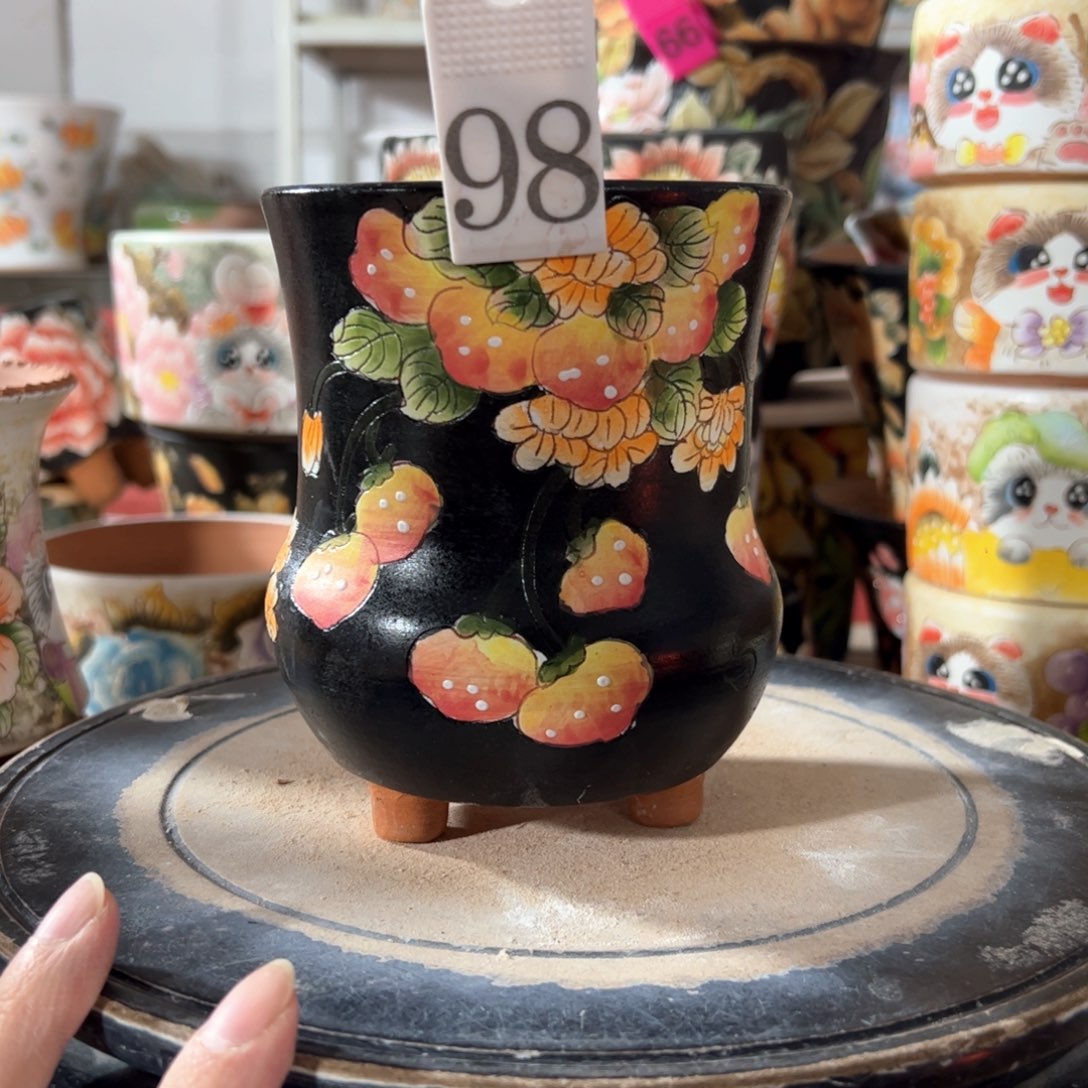 景德镇幸运花盆满38包邮 